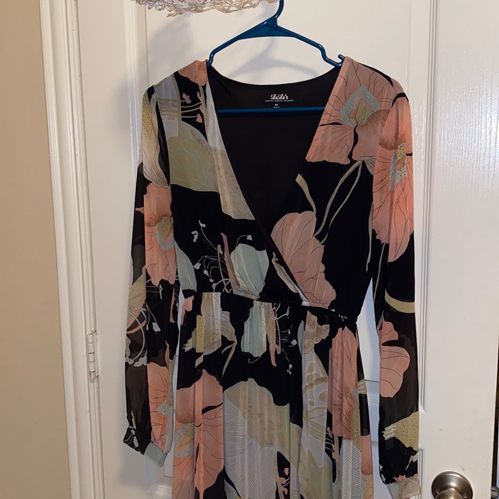 Lulu’s floral maxi dress